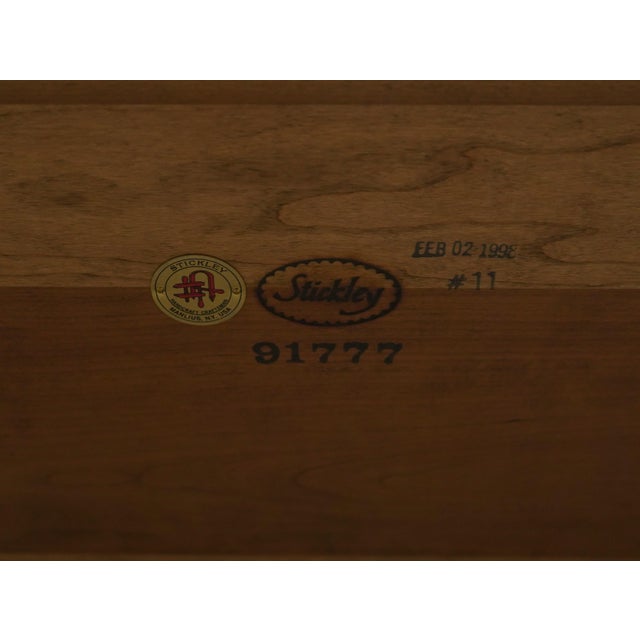 Stickley Mission Cherry Glass Top Coffee Table For Sale - Image 13 of 13