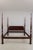 Traditional Rice Carved King Size Carved Mahogany Poster Bed For Sale - Image 3 of 16