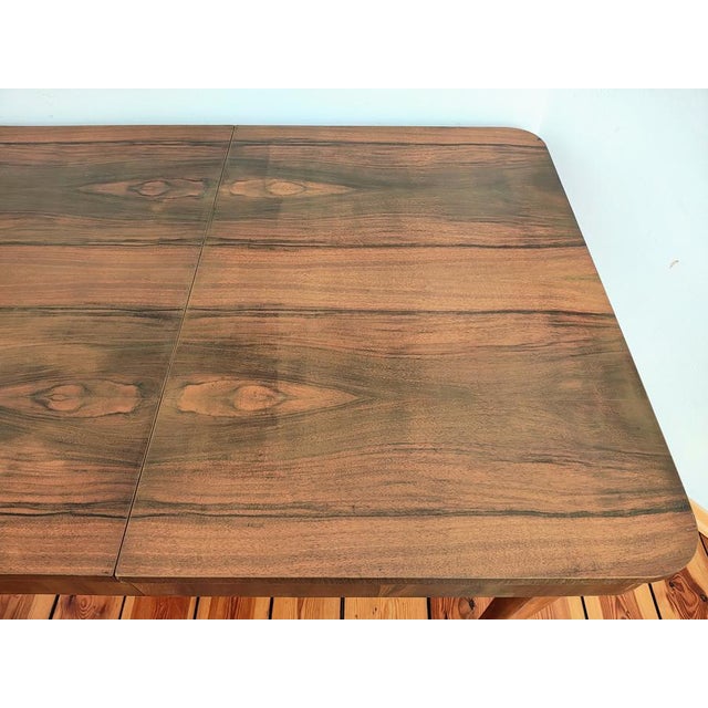 Czechoslovakian Extendable Dining Table by Jindřich Halabala for Up Závody, 1950s For Sale - Image 15 of 18