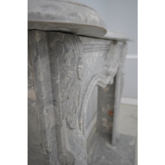 Italian Marble Fireplace Surround For Sale - Image 10 of 14
