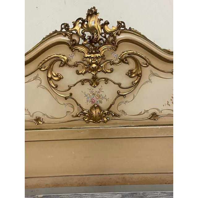 Louis XV Double Bed, Italy, 1940s For Sale - Image 17 of 18