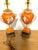 Late 18th Century Pair English Neoclassical Orange Ground Ashworth Ironstone Urns, as Lamps For Sale - Image 9 of 15