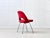 Vintage Executive Chair with Red Fabric Upholstery by Eero Saarinen for Knoll International, 1960s For Sale - Image 5 of 16