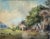 Impressionist Late 19th Century Swiss Farm Scene Landscape For Sale - Image 3 of 7