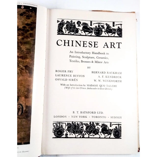 86 pages of Chinese art photos and charts. Book jacket in rough condition but book in good condition with no issues