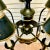 1970s Vintage Fredrick Cooper Italian Neoclassical French Empire Tole Chandelier, Hand Painted. For Sale - Image 13 of 15