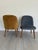 Wood Vintage 1950s Mid Century Modern Upholstered Accent Chairs - Set of 2 For Sale - Image 7 of 7
