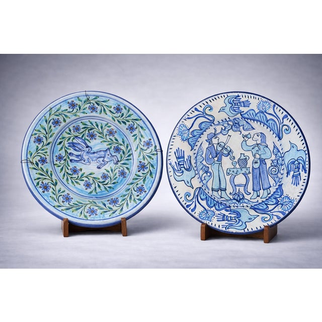 Blue Porches Potteries, 1986, Set of 2 For Sale - Image 8 of 8