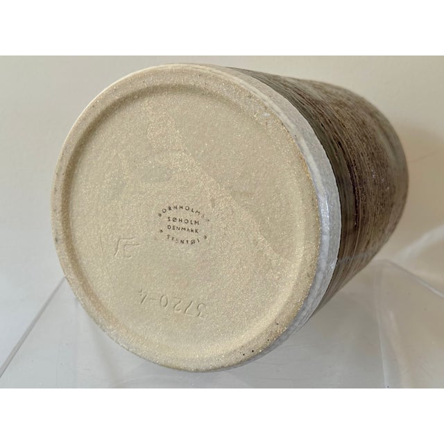 1960s Soholm Stentoj Danish Ceramic Vase For Sale - Image 11 of 12