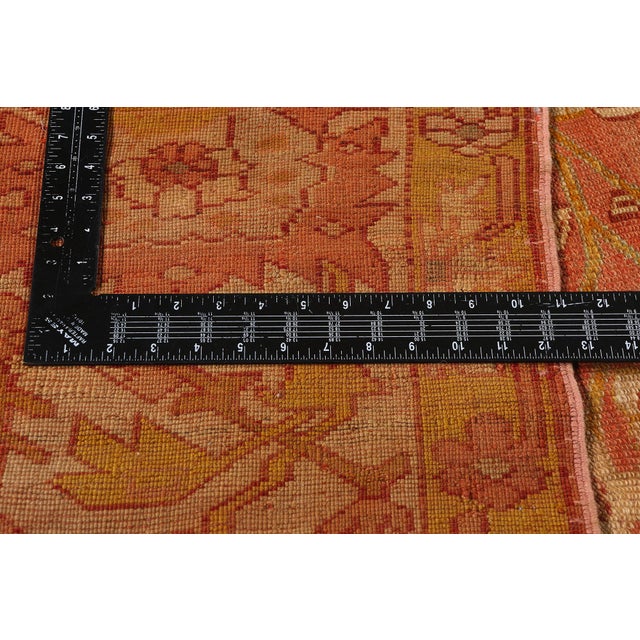 Late 19th Century Turkish Oushak Rug - 10'00 X 12'05 For Sale In Dallas - Image 6 of 9