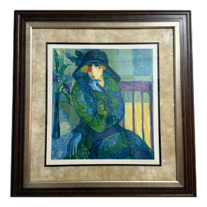 Barbara Wood “Mrs. Calabash” – Signed Serigraph – Edition 100/180– Framed