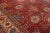 1900s Red Antique Sultanabad Handmade Persian Wool Rug With Allover Motif For Sale - Image 10 of 11