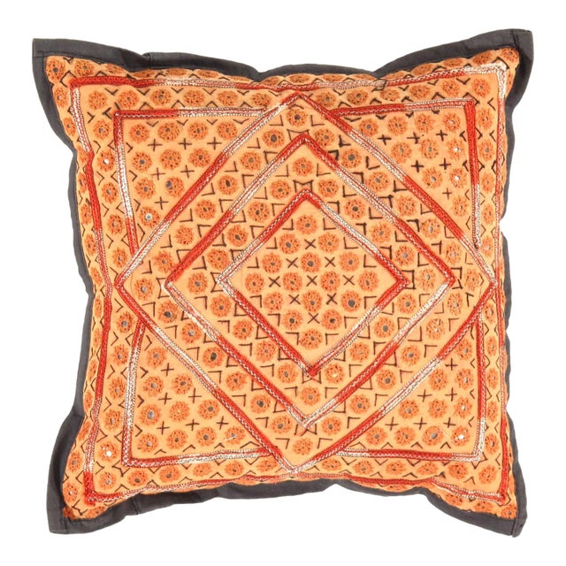 Pasargad DC Orange Design Pillow For Sale