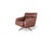 Brown Leather Swivel Armchair from Rolf Benz For Sale - Image 5 of 9