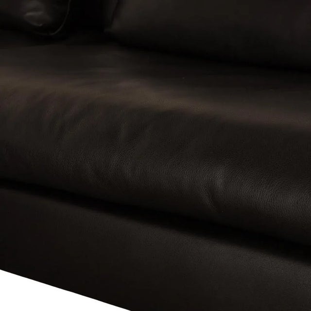 Modern Paul Leather Corner Sofa from Molteni For Sale - Image 3 of 11