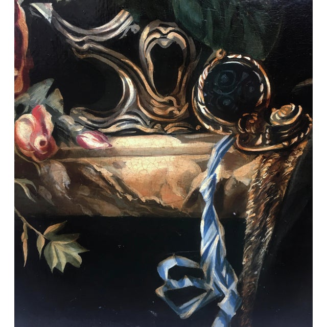 Contemporary Roberto Suraci, Still Life Painting of Flowers, Oil on Canvas, Framed For Sale - Image 3 of 6