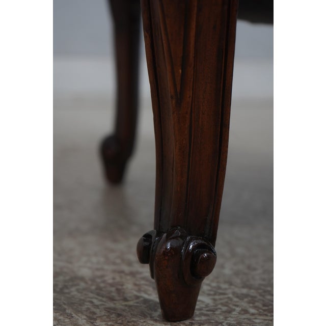French Louis XV Newly Upholstered Living Room Chair For Sale - Image 9 of 12