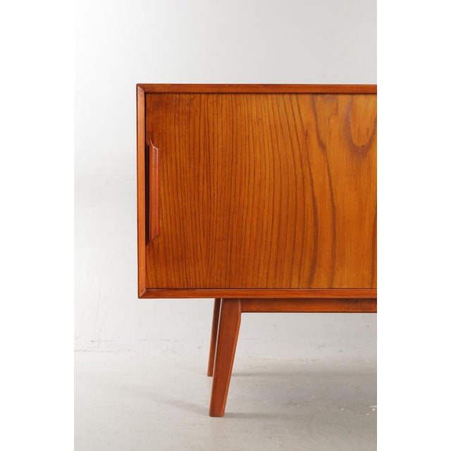 Mid-Century Modern Vintage Danish Sideboard in Teak, 1980s For Sale - Image 3 of 7