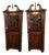 Pair of Antique Early 19c Chippendale Style Corner Cabinets For Sale
