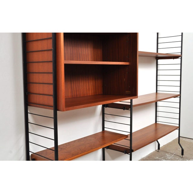 1960s Vintage Wall System with Bookcase by Combineurop, 1960s For Sale - Image 5 of 13