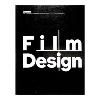 "Film Design" 1983 Von Arx, Peter For Sale