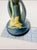 Pair of 1940s Roseville Zephyr Lily Bermuda Blue Candlestick Holders For Sale - Image 9 of 10