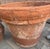 Large Vintage Terracotta Planter with Beautiful Aged Patina Beautiful oversized vintage terracotta garden planter with...