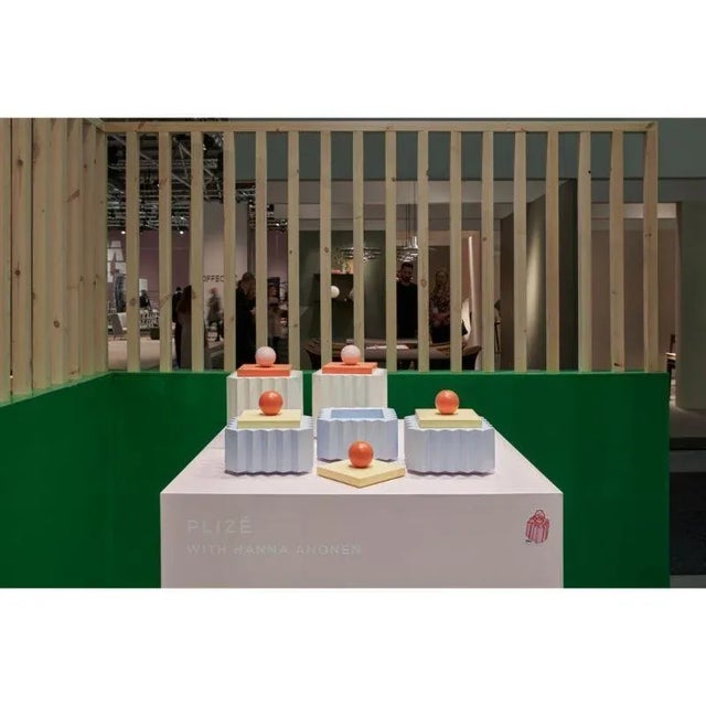 Wood Large White Plizé Box by Made by Choice For Sale - Image 7 of 8