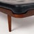 Vintage Mid-Century Modern Teak Daybed in Black Tufted Leather For Sale - Image 4 of 7