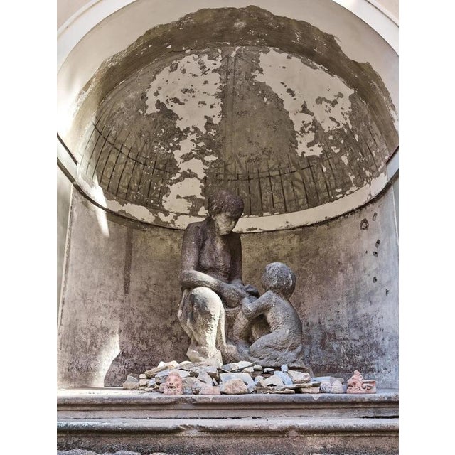 Liberec Artist, Mother with Child, 1930s, Sandstone For Sale - Image 18 of 18