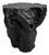 Natural Form Black Organic Modern Stump Stool / Side Table For Sale