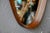 Large Italian Wood and Rope Oval Mirror, 1960s For Sale - Image 6 of 12