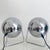 Vintage Chrome Eyeball Lamps, 1980s, Set of 2 For Sale - Image 6 of 11