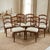 Set of 6 Vintage Cherry French Provincial Ladder Back Dining Chairs, 37” H For Sale - Image 18 of 18
