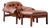 Percival Lafer Mp41 Mid Century Brazilian Leather Lounge Chair and Ottoman For Sale