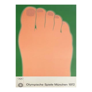 1972, Munich Olympic Games - Tom Wesselmann Poster For Sale
