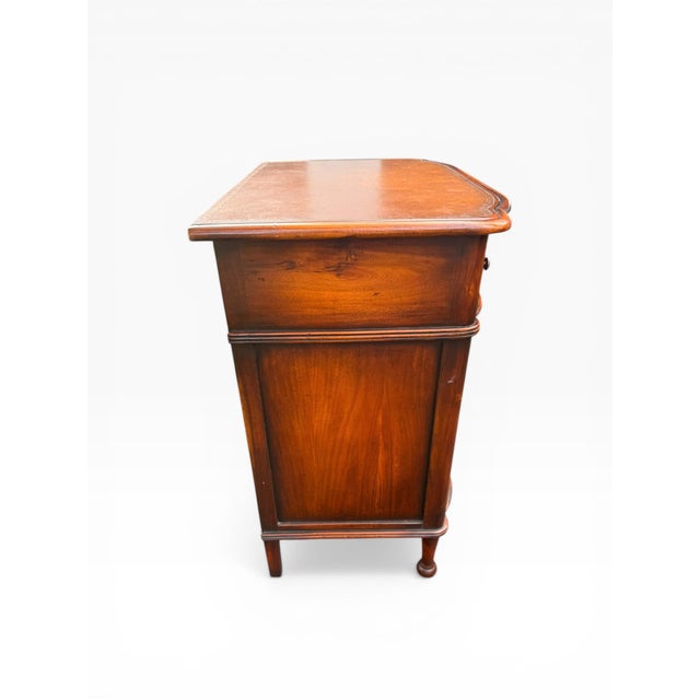 Animal Skin English Regency Faux Book Bar Cabinet, Attributed to Theodore Alexander, Hand-Tooled Leather Top For Sale - Image 7 of 17