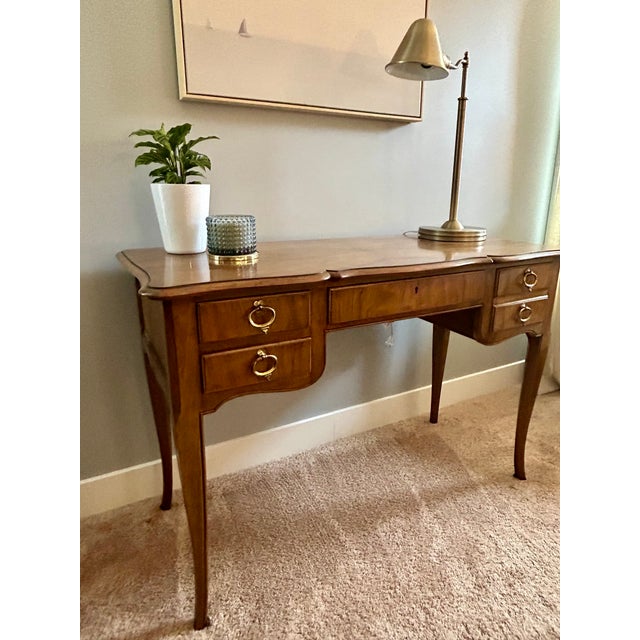 Ralph Lauren Home Adjustable Brass Desk Lamp – Antique Brass Finish, Classic Bell Shade, Luxury Office Lighting...