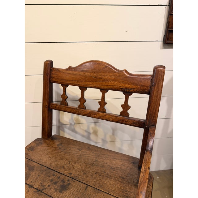 19th Century French Chimney Bench "Banc De Chimney" For Sale - Image 14 of 14