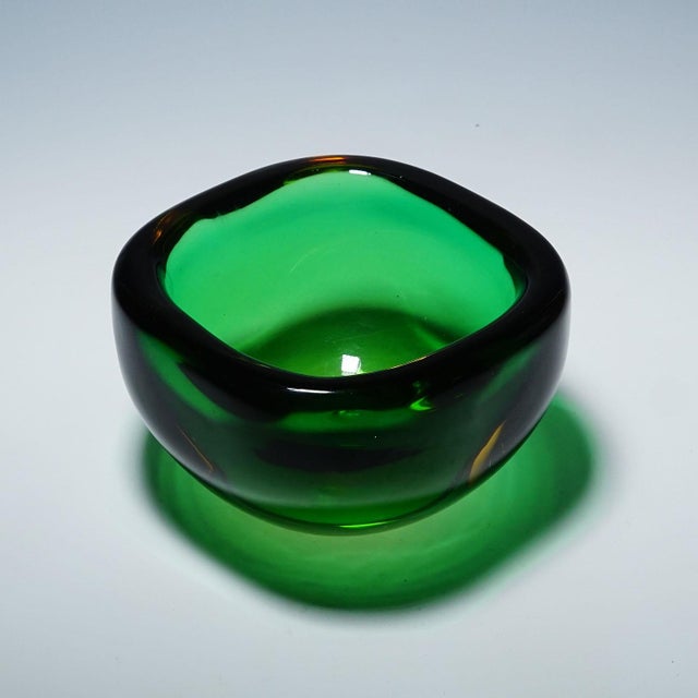 Mid-Century Modern Vintage Art Glass Bowl by Seguso Murano 1960s For Sale - Image 3 of 7