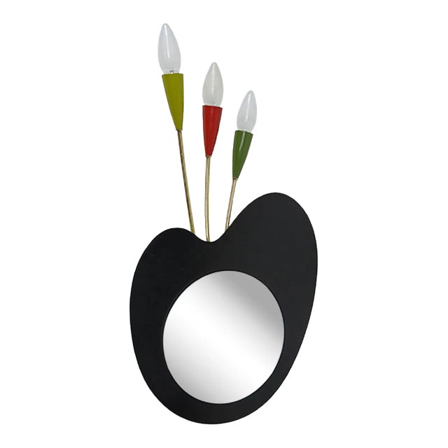 Sconce in the form of a Painter's Palette from Kaiser-Leuchten, 1950s For Sale