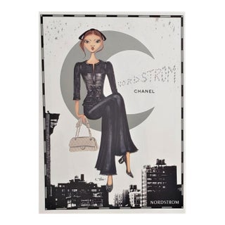 2001 Vintage Fashion Print for Chanel by R. Toledo For Sale