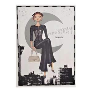 2001 Vintage Fashion Print for Chanel by R. Toledo