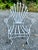 Early 20th Century Early 20th Century Vintage Wrought Iron French Garden Chair, Attributed For Sale - Image 5 of 11