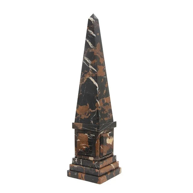 Traditional Black & Gold Obelisk For Sale - Image 3 of 3