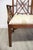 Wood Vintage Chinese Chippendale Style Double-Back Walnut Settee With Botanical Upholstery For Sale - Image 7 of 10