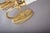 1950s Louis XVI Gilt Metal Wall Sconces with Oval Beaded Backplates, 1950s, Set of 3 For Sale - Image 5 of 7