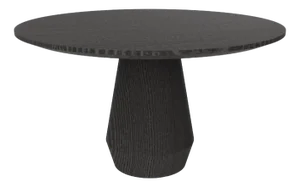 Modern Charlotte Dining Table in Black Oak by Collector