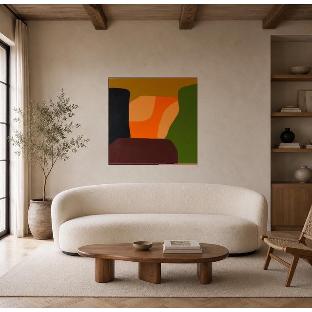 Bodasca, Abstract Composition, 2026, Acrylic Painting on Canvas For Sale - Image 3 of 11