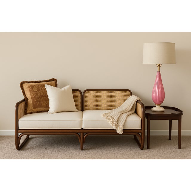 1980s Large Framed Oil Landscape For Sale - Image 9 of 10